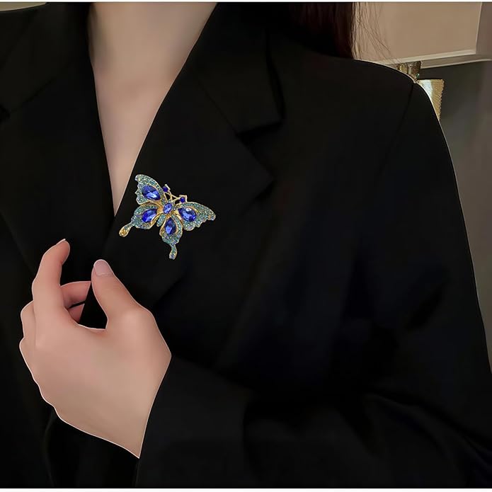 la luen Brooch Pins For Women Fashion Elegant Brooches Lapel Badges Coat Sweater Scarves Shawl Dress Accessory Wedding Party Prom Jewelry