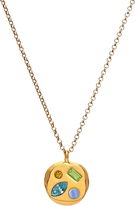 Birthdate 14k Gold Necklace for Women - 16-20in Adjustable 14 Karat Gold Chain with Lobster Clasp - Cadenas de Oro 14k Puro Para Mujer, Ladies Jewelry Birthstone