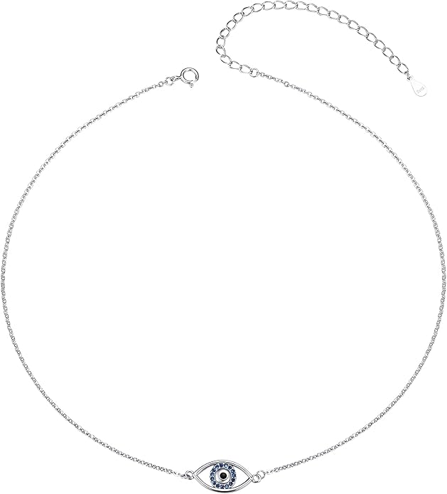 S925 Sterling Silver Choker Short Dainty Necklace for Women Jewelry