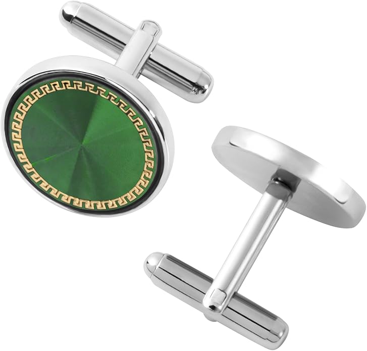 Dannyshi Cufflinks for Men Classic Wedding Business Shirt Cuff Links Set Gifts with Box