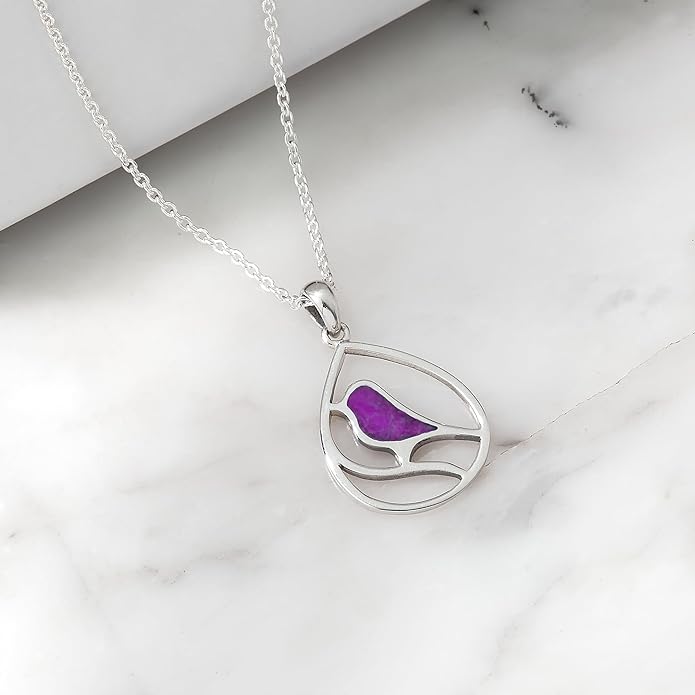 Boma Jewelry Sterling Silver Bird Necklace, 16 inches
