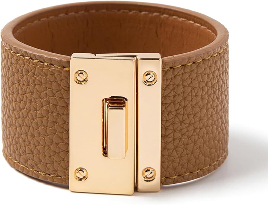 Rantanto Braid Leather Wrap Bracelet Trendy Stackable Crystal Cuff Boho Gold Heart Bracelet Jewelry Gift For Women
