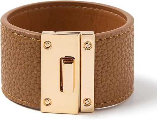 Rantanto Braid Leather Wrap Bracelet Trendy Stackable Crystal Cuff Boho Gold Heart Bracelet Jewelry Gift For Women