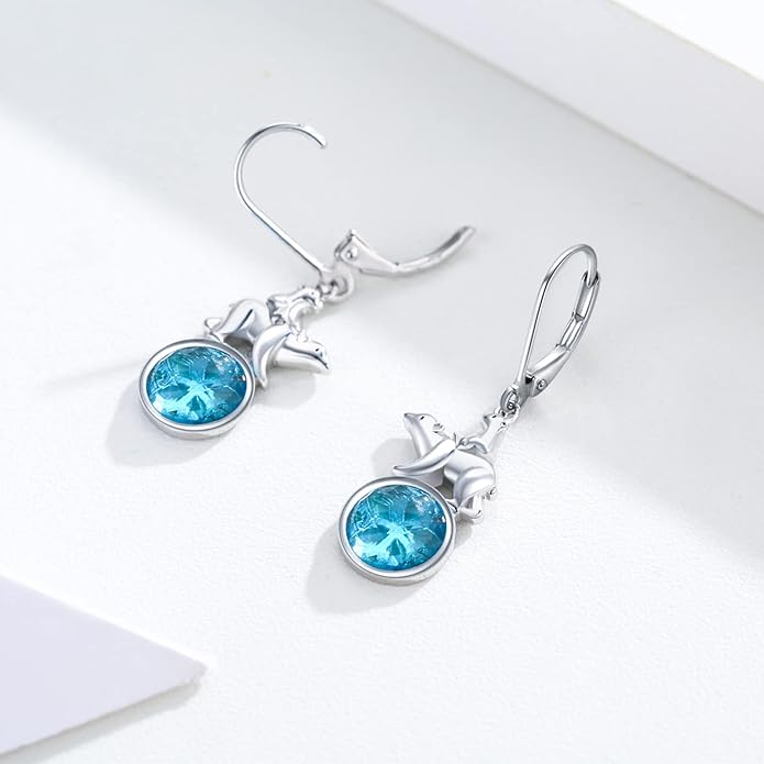 925 Sterling Silver Animals and Plants Dangle Drop Earrings for Women Hypoallergenic Gift for Women Mom Wife Her, Mother’s Day, Birthday, Anniversary