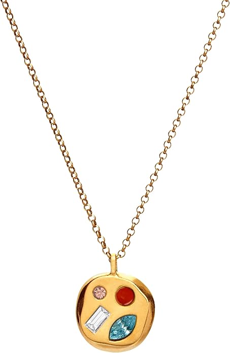 Birthdate 14k Gold Necklace for Women - 16-20in Adjustable 14 Karat Gold Chain with Lobster Clasp - Cadenas de Oro 14k Puro Para Mujer, Ladies Jewelry Birthstone