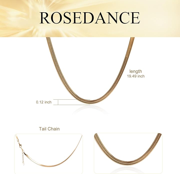 ROSEDANCE Heart Necklace for Women, 14K Gold Plated Dainty Heart Necklace, Tiny Love Symbol Pendant Choker, Minimalist Dainty Jewelry Gift, Valentines Day Anniversary Birthday