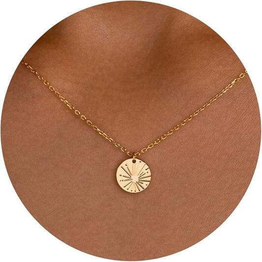 Gold Necklace for Women-14k Gold Plated Infinity Necklace Star Of David Necklace Evil Eye Cross Pendants Heart Dainty Gold Necklace For Women