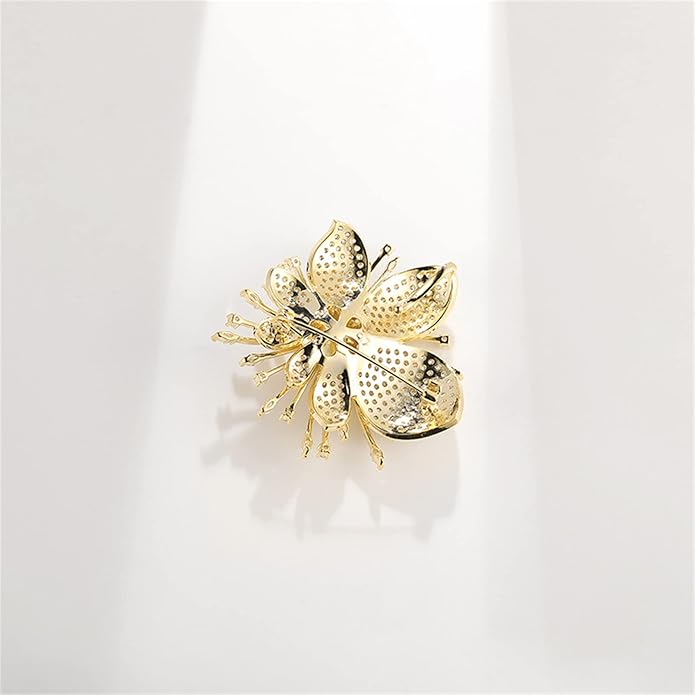 AILONMEI Brooch Pins For Women Fashion, Flower Brooches Jewelry For Women Floral Series Brooches And Pins Designer Lady's Costume