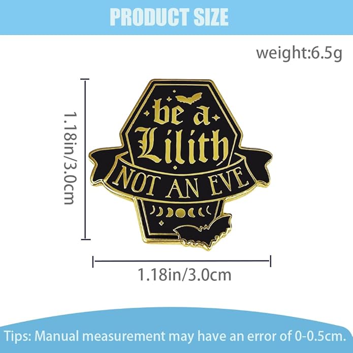 Ficsowy Coffin Enamel Brooch