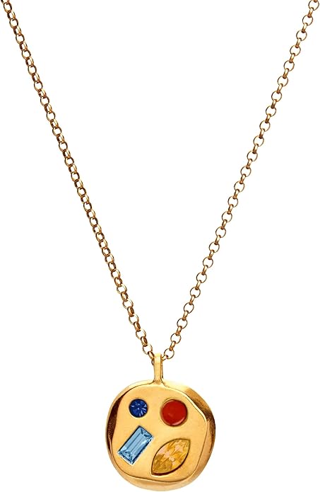 Birthdate 14k Gold Necklace for Women - 16-20in Adjustable 14 Karat Gold Chain with Lobster Clasp - Cadenas de Oro 14k Puro Para Mujer, Ladies Jewelry Birthstone