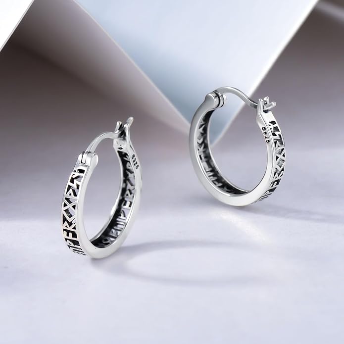 Sterling Silver Hoop Earrings Small Hoop Sun/Leaf/Triangle Huggie Earrings for Women Hypoallergenic