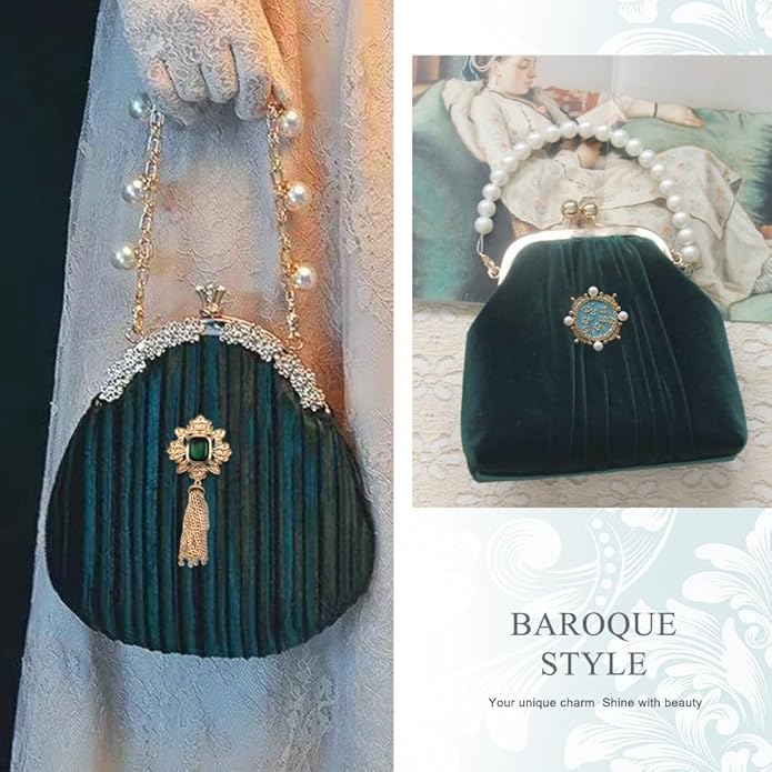 JKQBUX Versailles series Baroque elegant Brooches Pin for Women Men Girls Retro Court Pearl Corsage Pin delicate accessory