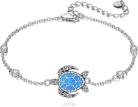 Animal Bracelet for Women 925 Sterling Silver Cat/Dolphin/Turtle/Horse Bracelet Jewelry Gifts
