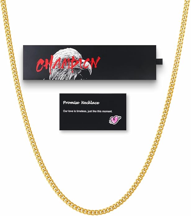 KRKC&CO Silver Cuban Link Chain for Men, Gift for Him Husband Dad, 925 Sterling / 24K Gold Plated and 316l Stainless Steel Base, 3/5mm Miami Necklace Jewelrys, Cadena de Plata