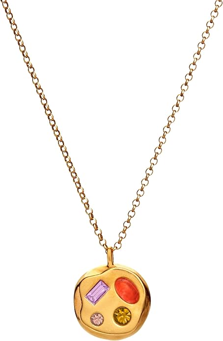Birthdate 14k Gold Necklace for Women - 16-20in Adjustable 14 Karat Gold Chain with Lobster Clasp - Cadenas de Oro 14k Puro Para Mujer, Ladies Jewelry Birthstone