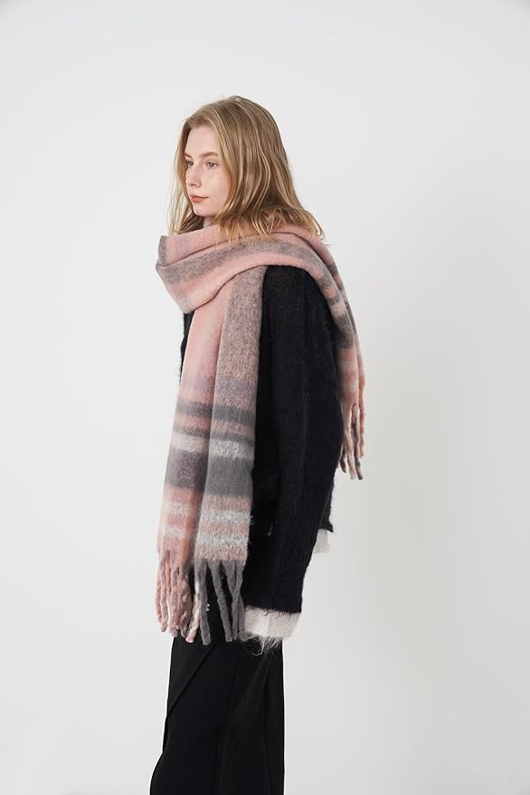 Halemet Vintage Scarfs for Women Warm Shawls and Wraps for Evening Dresses Soft Poncho Coat Thick Cardigan Wrap Cozy 2026