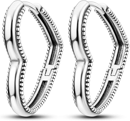 925 Sterling Silver Women Earrings, Sparkling Star and Moon Earrings, Various Hypoallergenic Earrings, Best Gift for Women