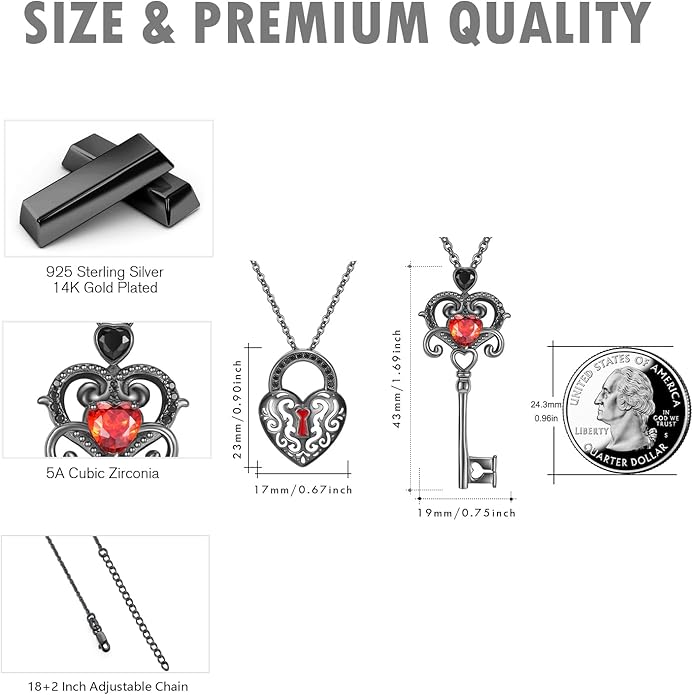 OHAYOO Dragon Phoenix Matching Necklace for Couples 925 Sterling Silver Yin Yang Pendant Necklaces for Couples Jewelry for Him and Her