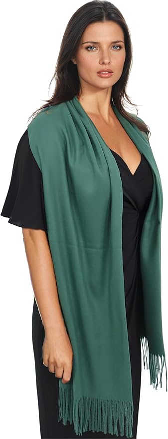 Ocomfly 100% Pashmina Scarf for Women - Premium Womens Scarves - Gift Boxed - Shawls or Wraps - Ultra Soft and Warm