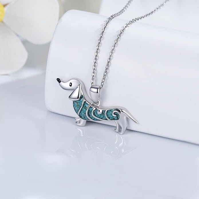Dog Cat Necklace Pendant 925 Sterling Silver Pet Jewelry Gifts for Women