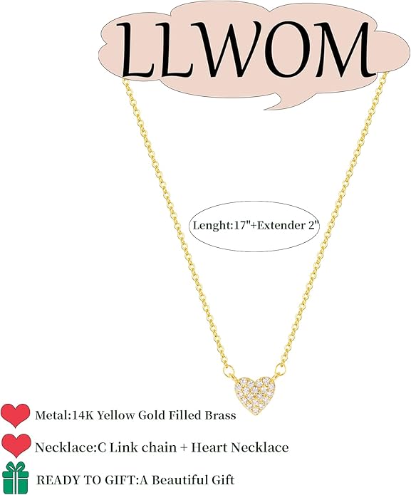 Gold Necklace for Women-14k Gold Plated Infinity Necklace Star Of David Necklace Evil Eye Cross Pendants Heart Dainty Gold Necklace For Women