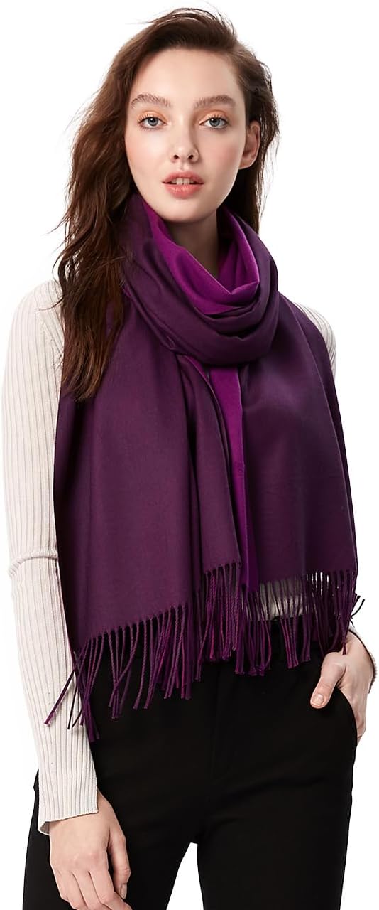 maamgic Women's Winter Scarf Soft Warm Scarf for Women Cozy Shawl Wraps for Women Lightweight Pashmina Style Wrap