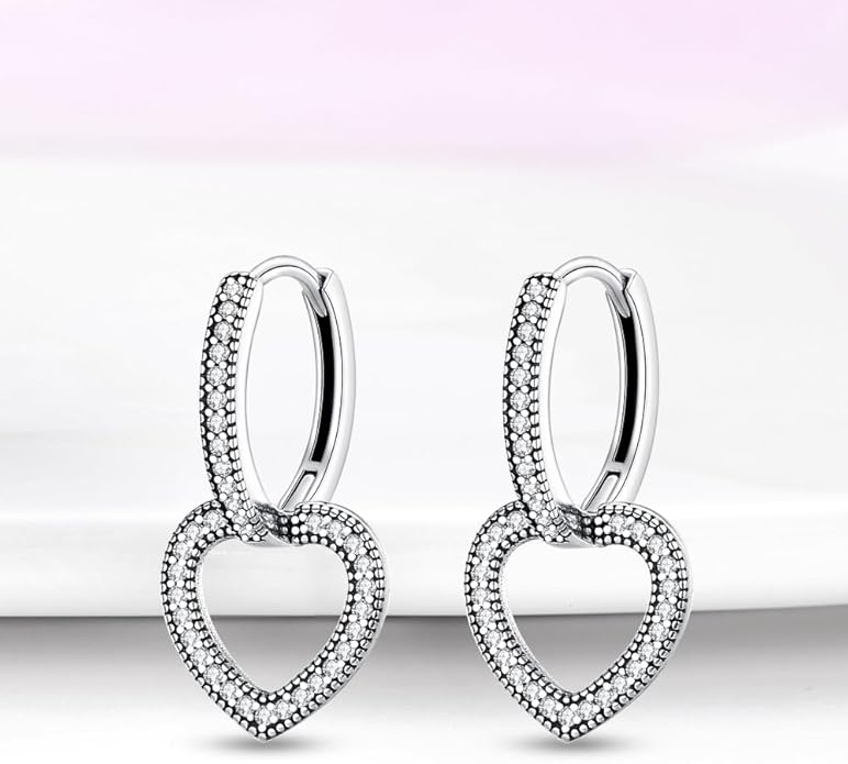 925 Sterling Silver Women Earrings, Sparkling Star and Moon Earrings, Various Hypoallergenic Earrings, Best Gift for Women