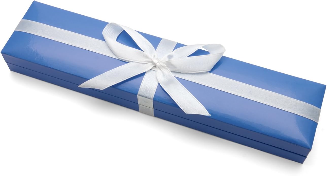 Belacqua Cultured Freshwater Pearl and Natural Milky Blue Aquamarine Strand Bracelet in Sterling Silver, Length - 7.5 Inches, Fishhook Clasp, Real Pearl Jewelry for Women, Gift Box Included