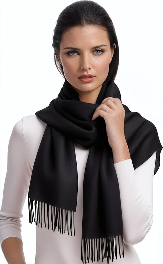 Ocomfly 100% Pashmina Scarf for Women - Premium Womens Scarves - Gift Boxed - Shawls or Wraps - Ultra Soft and Warm
