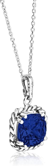 JEAN RACHEL JEWELRY 925 Sterling Silver Necklace for Women - Rope with Cubic Zirconia Vintage Design - Hypoallergenic, Lead & Nickel Free Jewelry - Artisan Handcrafted Statement Necklace