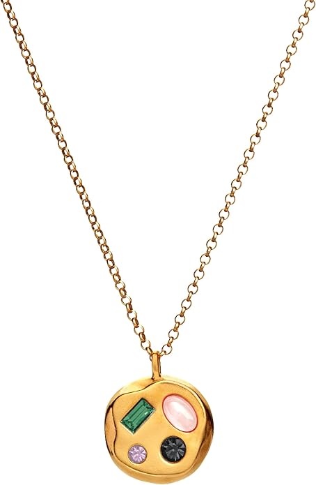 Birthdate 14k Gold Necklace for Women - 16-20in Adjustable 14 Karat Gold Chain with Lobster Clasp - Cadenas de Oro 14k Puro Para Mujer, Ladies Jewelry Birthstone