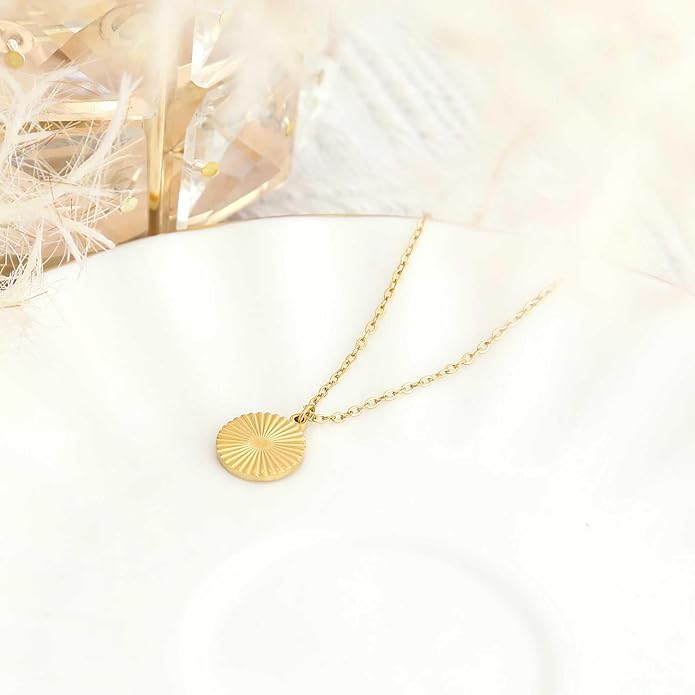 18k Gold Plated Necklace for Women Trendy Dainty Charm Evil eye Italian horn hummingbird starfish seashell bow elephant snake butterfly ladybug PendentMinimalist Delicate Jewelry for Women