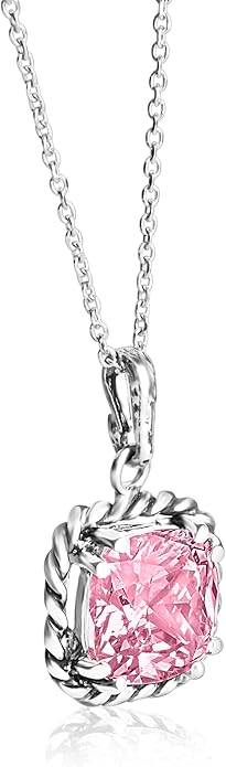JEAN RACHEL JEWELRY 925 Sterling Silver Necklace for Women - Rope with Cubic Zirconia Vintage Design - Hypoallergenic, Lead & Nickel Free Jewelry - Artisan Handcrafted Statement Necklace