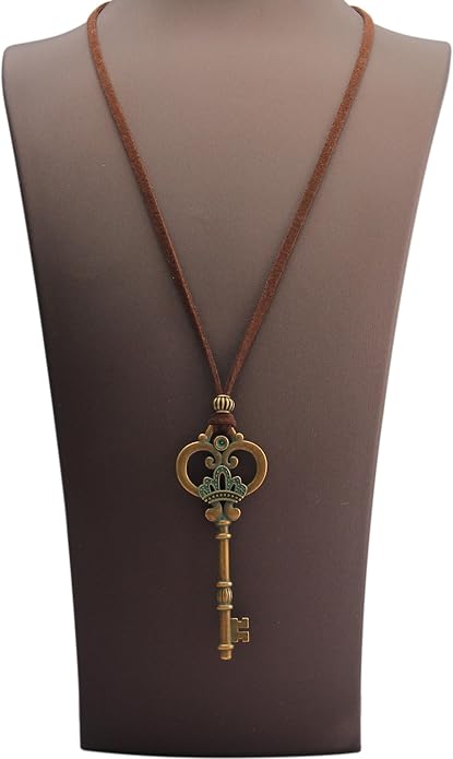 Boho Necklaces for Women Chunky Circle Necklace Layered Boho Circle Leather Choker Necklace Long Vintage Necklaces Bohemian Jewlery Gifts