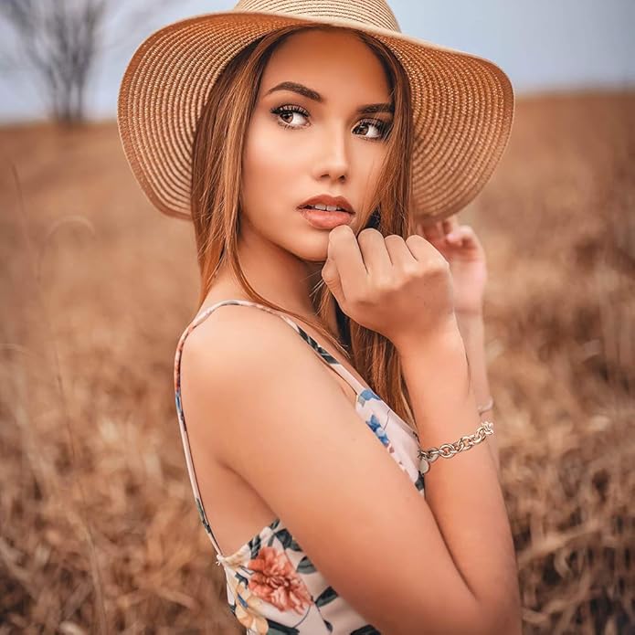 CIUNOFOR Multiple Selection Link Bracelet Designer Brand Inspired Antique Women Jewelry Cable WireVintage Valentine's Day Wide Cuban Curb Link Bracelet Stainless Steel Adjustable Chain for Men and Unisex adults.