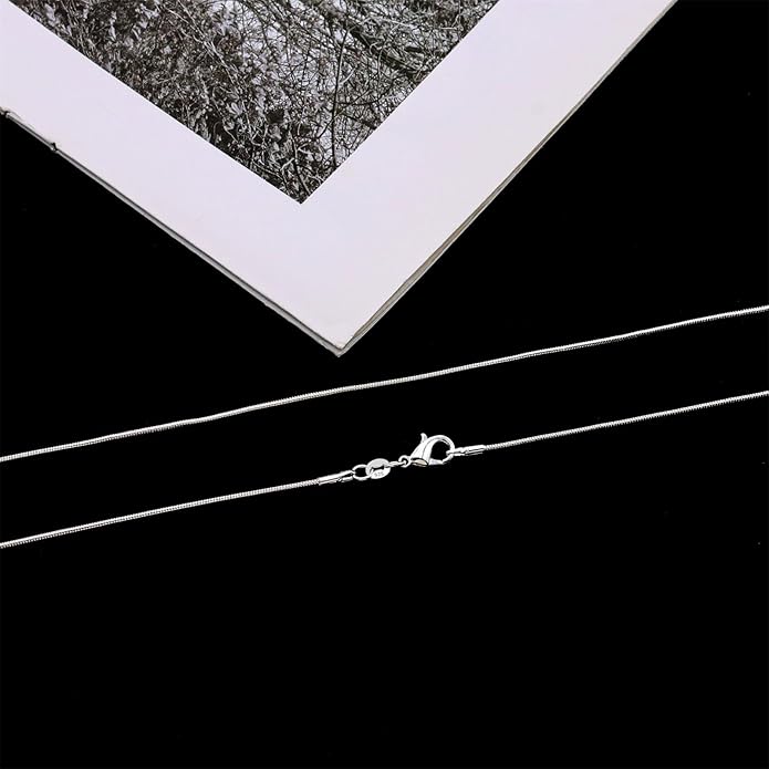 925 Sterling Silver Chain Necklace for Women 16-24 Inch Silver Jewelry Gift