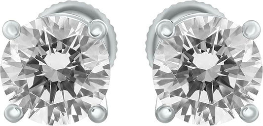 1/5 to 2 Carat TW Natural Real Diamond Solitaire Studs Earrings Available in 14K White and Yellow Gold with Secure Screw Back for Women and Men (Color J-K, Clarity I1-I2)