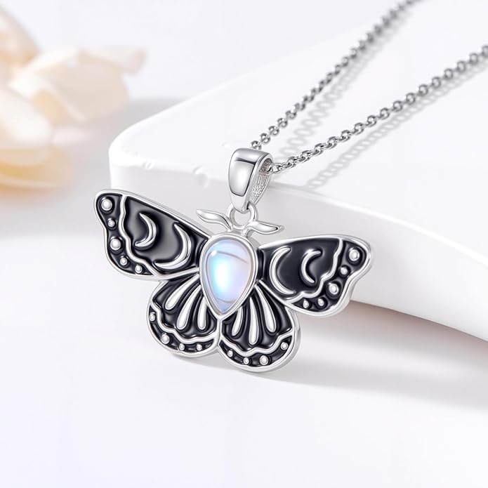 KoyeKei Sterling Silver Halloween Necklace Gothic Jewelry Gifts for Women Men