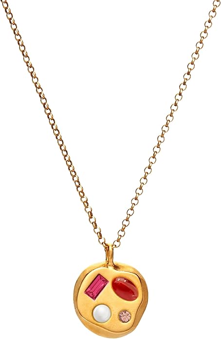Birthdate 14k Gold Necklace for Women - 16-20in Adjustable 14 Karat Gold Chain with Lobster Clasp - Cadenas de Oro 14k Puro Para Mujer, Ladies Jewelry Birthstone