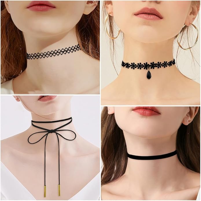 Choker Necklace for Women, Choker Necklaces for Woman, Black Choker, Chokers for Women