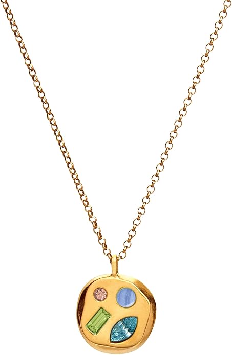 Birthdate 14k Gold Necklace for Women - 16-20in Adjustable 14 Karat Gold Chain with Lobster Clasp - Cadenas de Oro 14k Puro Para Mujer, Ladies Jewelry Birthstone