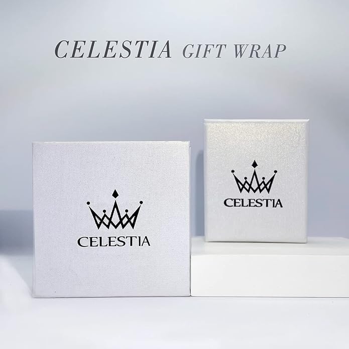CELESTIA 925 Sterling Silver Initial Necklaces 26 Letter with Rose Gold Heart - 18 Inch Chain