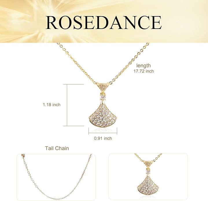 ROSEDANCE Heart Necklace for Women, 14K Gold Plated Dainty Heart Necklace, Tiny Love Symbol Pendant Choker, Minimalist Dainty Jewelry Gift, Valentines Day Anniversary Birthday