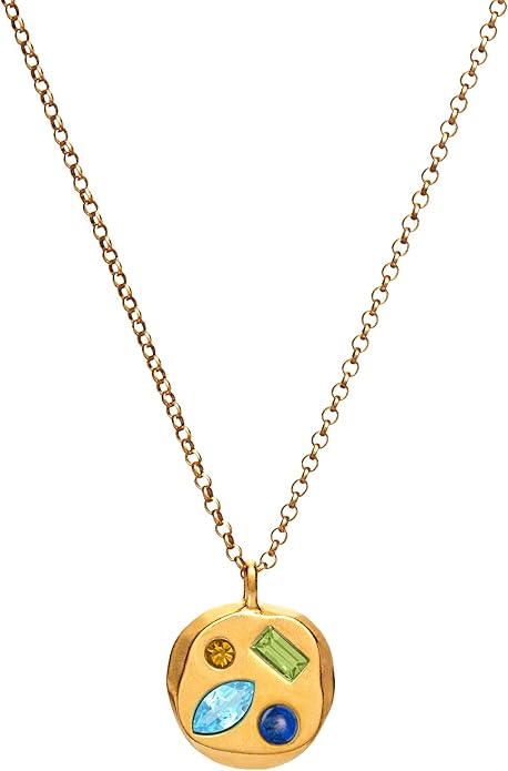 Birthdate 14k Gold Necklace for Women - 16-20in Adjustable 14 Karat Gold Chain with Lobster Clasp - Cadenas de Oro 14k Puro Para Mujer, Ladies Jewelry Birthstone