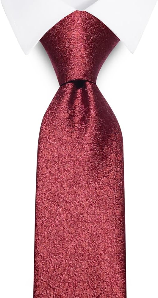joy alice Ties Set Men Mixed Color Necktie Handkerchief Cufflinks Brooch 3.15 Formal