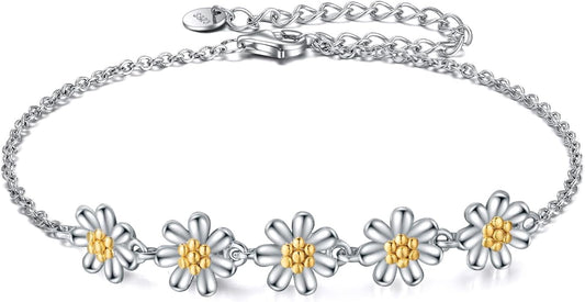 YFN Anklets Bracelet for Women Sterling Silver Butterfly Heart Tree Hummingbird Cardinal Anklet Charm Chain Bracelet Beach Foot Jewelry for Women