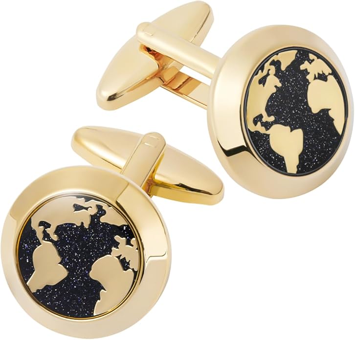 Dannyshi Cufflinks for Men Classic Wedding Business Shirt Cuff Links Set Gifts with Box