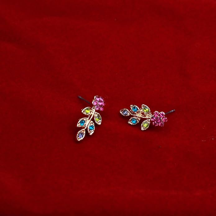 Austrian Crystal Rhinestone Choker Necklace Dangle Earring Link Bracelet Jewelry Set for Brides Bridesmaid Prom Costume Accessories for Women