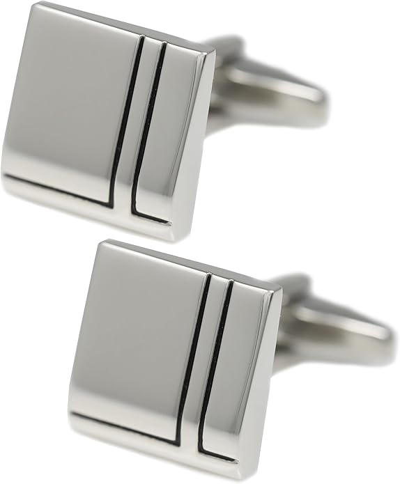 MENDEPOT Cufflinks And Tie Clip Set Men Wedding Accessory Gift Father's Day Birthday Cuff Links Tie Bar
