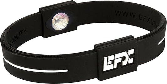EFX Performance Surgical-Grade Silicone Balance Bracelet with Programmed Holograms for Balance, Strength, Flexibility, Energy | Waterproof & Sweatproof Bracelet for Men and Women | Great for Seniors